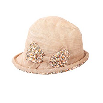 Women Foldable Bucket Hat Bowknot