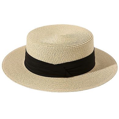 Sun Hats Women Wide Brim Boater Foldable Beach Summer