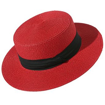 Sun Hats Women Wide Brim Boater Foldable Beach Summer