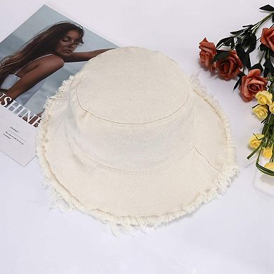 Sun Hat Women Summer Wide Brim Bucket Beach Travel