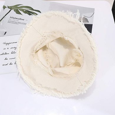 Sun Hat Women Summer Wide Brim Bucket Beach Travel
