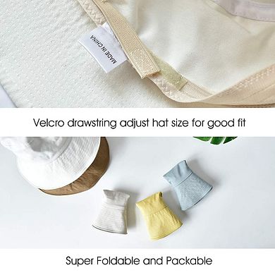 Sun Hat UPF50+ Wide Brim Packable Beach Bucket Cap