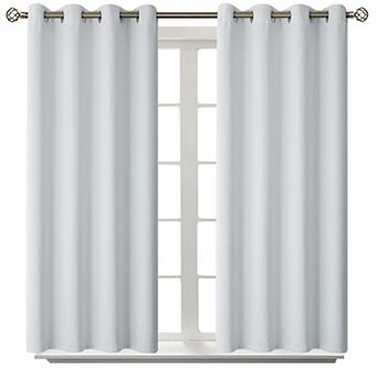 2 Panels Blackout Curtains Grommet Thermal Insulated Room