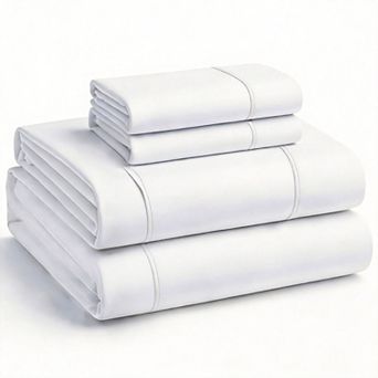4 pc California King Brushedfiber Pre-washed Sheet Sets Soft Deep Pocket