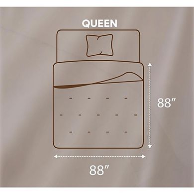 Down Alternative Comforter with Corner Tabs, Soft All-Season Queen Duvet Insert
