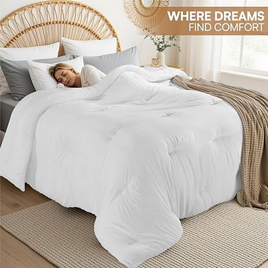 Down Alternative Comforter with Corner Tabs, Soft All-Season Queen Duvet Insert