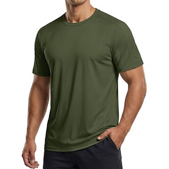 Men Dry Fit Athletic Workout T-Shirt