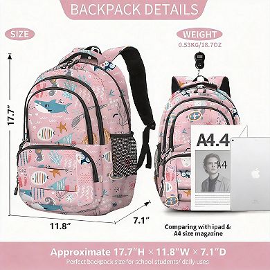 Schoolpack Travel Bag Lightweight College Laptop Pack