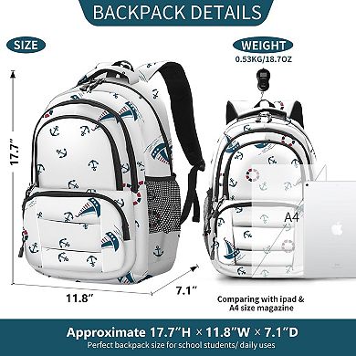 Schoolpack Travel Bag Laptop College Lightweight Unisex