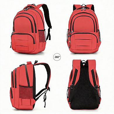 15" Lightweight Student Waterproof Backpack