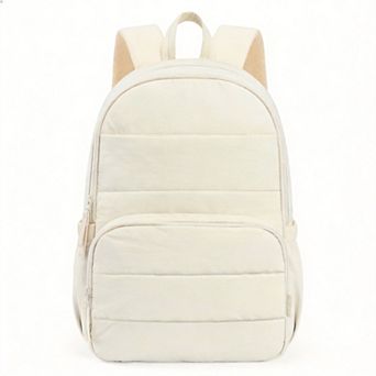 Women Quilted Laptop Backpack Travel College Bookbag