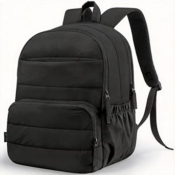 Women Quilted Laptop Backpack Travel College Bookbag