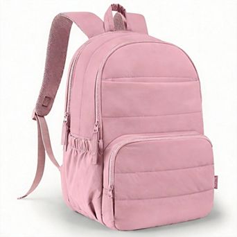 Women Quilted Laptop Backpack Travel College Bookbag