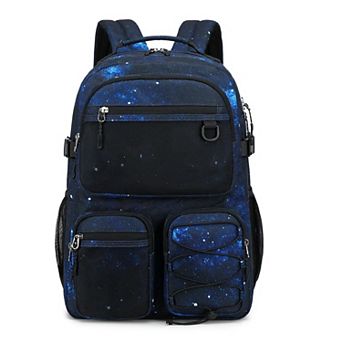 Water Resistant Backpack Multi Pockets School Travel Laptop Bag