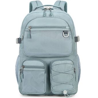 Water Resistant Backpack Multi Pockets School Travel Laptop Bag