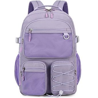Water Resistant Backpack Multi Pockets School Travel Laptop Bag