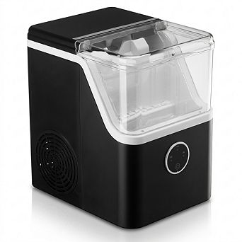 Ice Maker Machine - Portable Countertop Pebble Ice Machine for Drinks