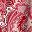 Red Paisley Print