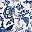 Floral Porcelain Blue