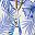 Blue Leaf Floral