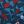 Blue Red Floral