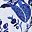 White Blue Flower