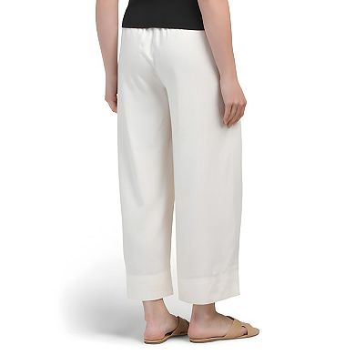Split Hem Linen Pants