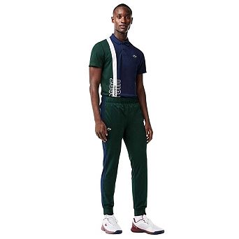 Lacoste Mens Contrast Panel Tapered Joggers