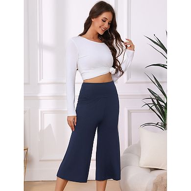 Women's High Waisted Capri Pajama Pants for Summer Comfort and Style