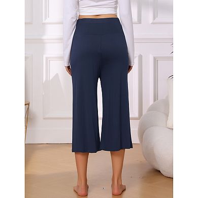 Women's High Waisted Capri Pajama Pants for Summer Comfort and Style
