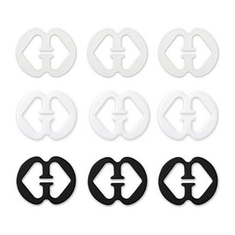Bra Shoulder Strap Clips Buckles Bra Strap Anti-Slip Buckles Straps for Women 9 pc