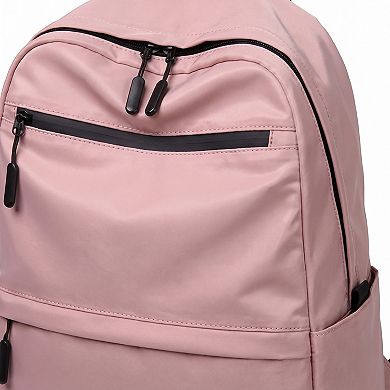 Multi-Pocket Commuter Backpack with Padded Shoulder Straps and Dual Side Pockets