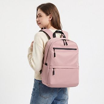 Multi-Pocket Commuter Backpack with Padded Shoulder Straps and Dual Side Pockets