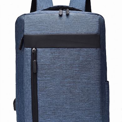 Sleek Slim Laptop Backpack - Professional Commuter Bag for Office, School, and Travel