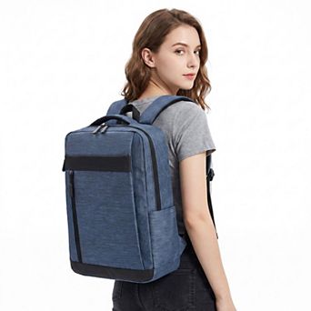 Sleek Slim Laptop Backpack - Professional Commuter Bag for Office, School, and Travel