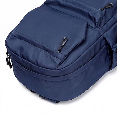 Modern Minimalist Laptop Backpack - Multi-Pocket Daypack for School, Work, and Travel