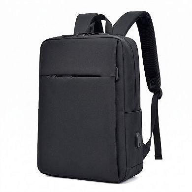 Modern Slim Laptop Backpack - Professional Commuter Daypack for Office, School, and Travel