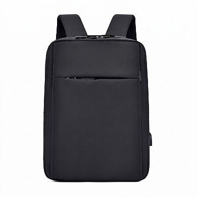 Modern Slim Laptop Backpack - Professional Commuter Daypack for Office, School, and Travel
