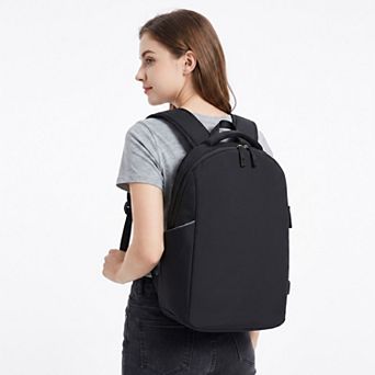 Essential Minimalist Laptop Backpack - Commuter Daypack for Office, School, and Travel