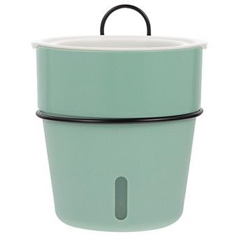 Self Watering Plastic Hanging Succulent Planter Pot 5.11x5.11x5.50 Inch