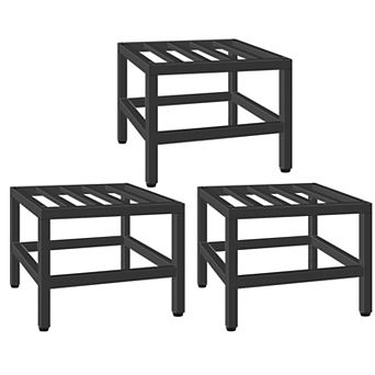 3 pc Heavy Duty Metal Plant Stands for Indoor and Outdoor Display