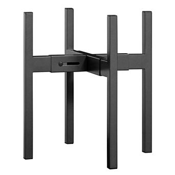 Adjustable Metal Plant Stand for 8 to 12 Inch Pots, Mid-Century Style Indoor and Outdoor Holder