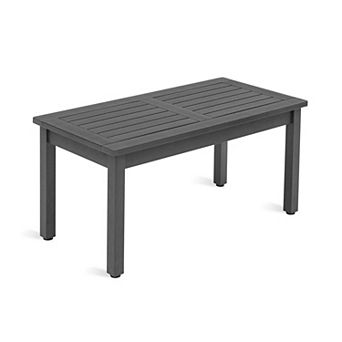 Hearthshire Outdoor Coffee Table Rectangle, HDPS Patio Table for Outside