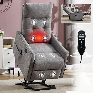 GOODSILO Power Lift Recliner Chair with Massage & Heat Function for Ultimate Comfort
