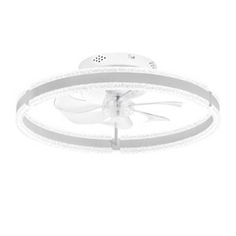 Hearthshire Modern Ceiling Fan with Light & Remote, Ultra Quiet DC Motor, 6 Speeds for Bedroom