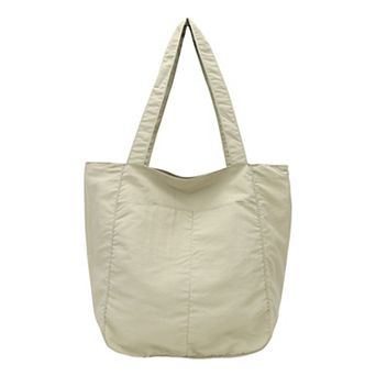 Lightweight Tote Bag with Front Pockets and Shoulder Handles