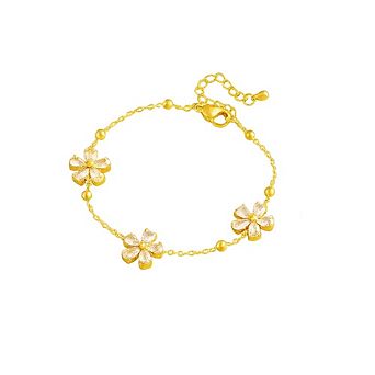 Marisol Crystal Blossom Bracelet