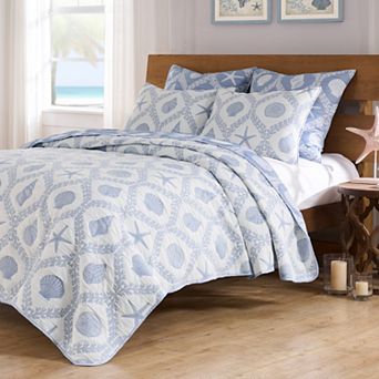 Greenland Home Fashions Laguna Coverlet Set