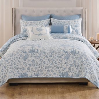 Greenland Home Fashions Toile Patch Coverlet Set