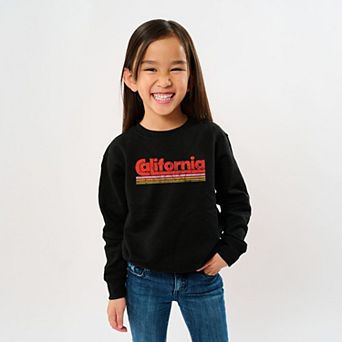 California Retro Stripes - Youth Graphic Sweatshirt